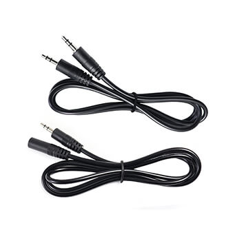 3.5mm audio cable, male to male, male to female