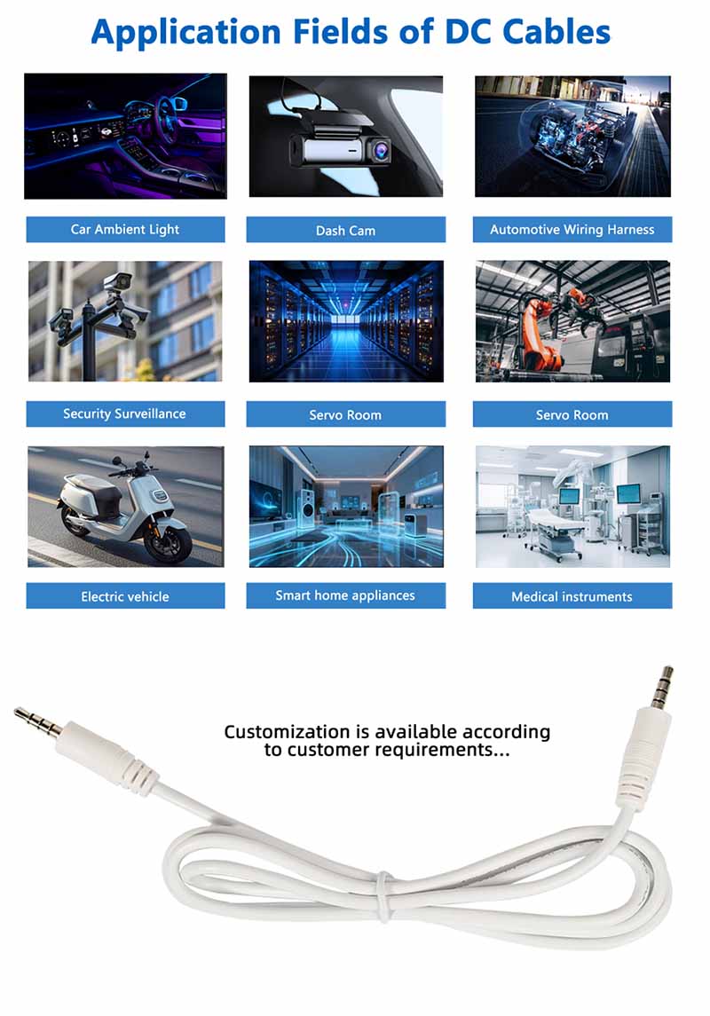 3.5mm audio cable, male to male, male to female9