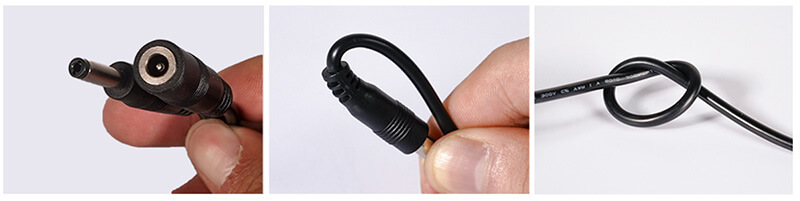 DC male-to-female, male-to-male power cables2