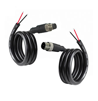 M12 Waterproof Male and Female Connectors