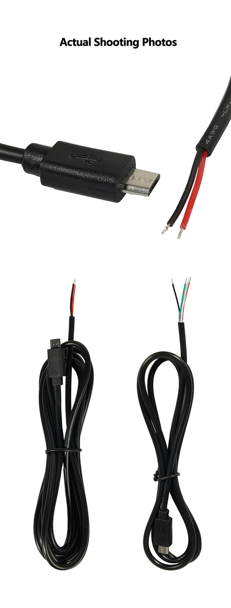 Android micro male charging cable5