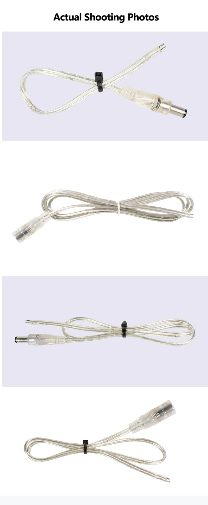 DC Transparent Male and Female Cables3