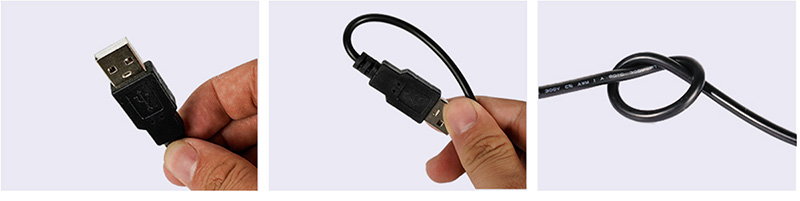USB male female single-head charging cable3
