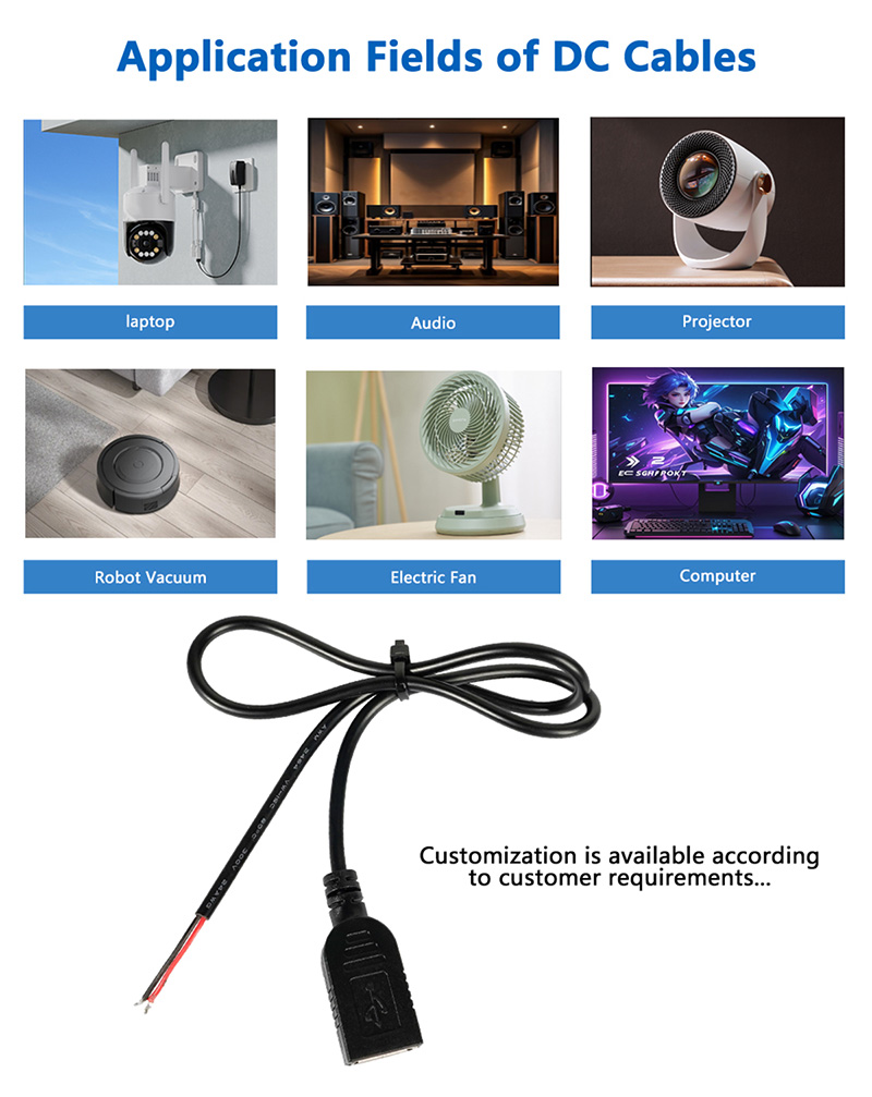 USB male female single-head charging cable9