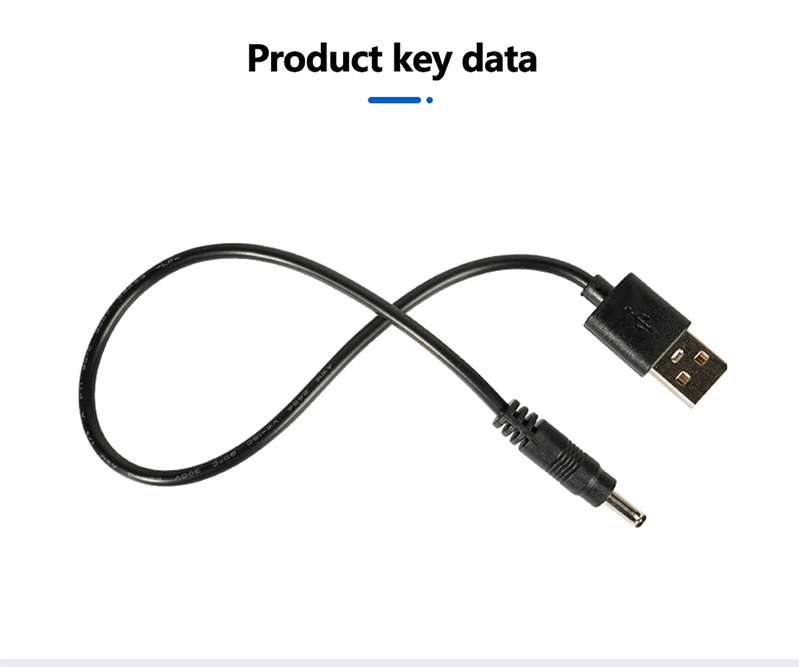 USB male to DC male power cable1