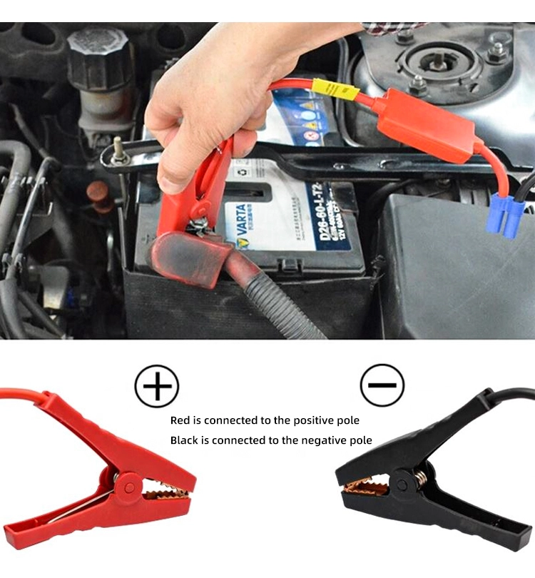 Car Battery Alligator Clip to Ring Terminal Connection Cable (4)