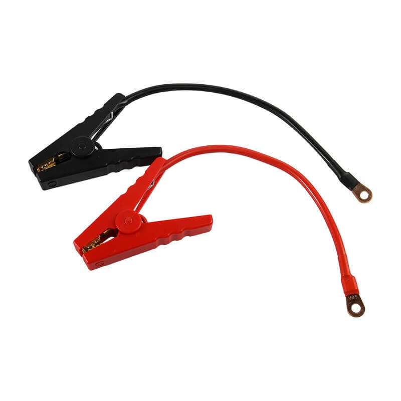 car battery alligator clip to ring terminal connection cable